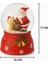 Yılbaşı Noelbaba Işıklı Renkli 3D Cam Kar Küresi Müzikli Kar Efektli Püskürtmeli Büyük Boy Hediyelik 5