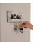 Dalgalı Home Yazılı Duvar Askılı Anahtarlık Anahtarlık Askısı (22X10 CM) Duvar Anahtarlığı 3