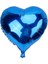 Kalp Balon Folyo Mavi 45 cm 18 Inç 1