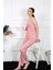 - Kadın Ip Askılı Somon Pijama Takım 2