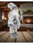 Yılbaşı Noel Baba BÜYÜK BOY Oyuncak Yeni 2026 24X18X45CM Gri El Fenerli Çiçek Gri 1