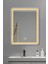 Akıllı Ayna Buğu Çözücülü 3 LED Işıklı Beyaz Çerçeveli Banyo Aynası 60X90 cm 1