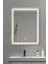 Akıllı Ayna Buğu Çözücülü 3 LED Işıklı Beyaz Çerçeveli Banyo Aynası 60X90 cm 2