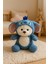Hughua Sevimli Teddy Bear - Yumuşak Dokulu Hediyelik Ayıcık - Çıkarılabilir Stitch Şapkası ile 3