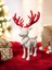 3D Baskı Kırmızı Boynuzlu Noel Geyiği Dekoru – Yılbaşı Masaüstü ve Ev Süsü – Şık Hediye Fikri 5