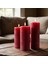 Soya Parafinli Kırmızı (1 Adet) 100 Saat Yanma Süreli Çap:10 cm Boy:15 Silindir Blok Mum Kırmızı 4