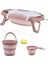Nessiworld Babyjem Katlanır Banyo 5'li Küvet Seti 596 Somon 1