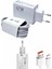 Beyaz Ultra Plus Hızlı Şarj Seti Şarj Adaptörü ve Kablosu 67W 5