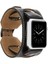 Mulvxurg URG02 Apple Watch Uyumlu Deri Kordon 42-44-45MM Cuff Rst1 (Mulvix) 1