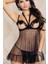 - Siyah Göğüsü Açık Fantezi Babydoll 1