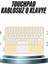 Android ve Ios Uyumlu Bluetooth Klavye Touchpad Slim Kablosuz Wifi Q Klavye 2