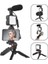 Tripod Telefon Tutucu Kumandalı Mikrofon LED Işık Vlog Video Kayıt 3