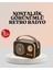 Bluetooth’lu Retro Radyo – Fm Destekli Nostaljik Hoparlör - M405R260-K25405 1