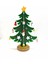 22.5 cm Ahşap Masa Üstü Yılbaşı Ağacı | Dekoratif Mini Noel Çam Ağacı | Ofis Süsü 1