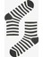 3 Çift Pamuklu Kalın Çizgili Soket Çorap 2