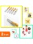 6 Adet Tereyağı Bıçağı Mini Spatula Ahşap + 2 Li Silikon Pasta Fırçası Seti - 2li Set Tereya 1