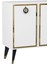 8213-32CT KB150 Konsol, Tv Ünitesi Beyaz-Altın-Siyah 4