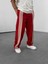Şeritli Kırmızı Erkek Baggy Pantolon COC1060 2