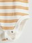 Yeni Sezon Bisiklet Yaka Çizgili Erkek Bebek Çıtçıtlı Bodysuit 2'l 5