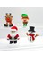 Yılbaşı 4’lü Premium Figür Seti – Noel Baba, Geyik, Elf ve Kardan Adam Dekoratif Koleksiyon Seti 2