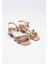 Rule Rose Gold Taşlı Kadın Topuklu Sandalet 6
