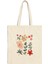Botanik Çiçekler Tote Çanta - Sevimli Tote Çantalar, Estetik Kitap Çantaları, Hediye Kitap Çantası, Sevimli Kitap Çantaları, Alışveriş Çantaları, Çiçekli Tote Çantalar 2