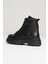 Fiora Kadın Kışlık Kalın Tabanlı Siyah Bot 6