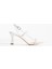 Monya Kadın Beyaz Topuklu Sandalet 1