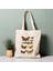 %100 Pamuklu Tote Çanta, Vintage Kelebekler. Çevre Dostu, Estetik Alışveriş Çantası, Ömürlük Çanta. 1