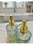 2 Li Gold Luxury Bambu Standlı Cam Sıvı Sabunluk & Deterjanlık – Tezgah Üstü Banyo, Mutfak, Lavabo 3