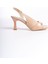 Klein Kadın Nude Rugan Detaylı Topuklu Sandalet 1