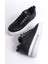 Alice Siyah Kadın Gizli Topuklu Sneaker 8