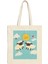 Happy Sheep Tote Çanta - Tote Çanta, Estetik Tote Çanta, Kitap Çantası, Sevimli Tote Çanta, Estetik Tote Çanta, Alışveriş Çantası, Kanvas Çanta 2