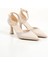 Darla Taşlı Kadın Bej Topuklu Ayakkabı 9