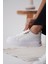 Nova Kadın Gold Detaylı Beyaz Sneaker 3