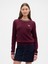 Kadın Bordo Cashsoft Gap Logo Varsity Kazak 1