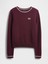 Kadın Bordo Cashsoft Gap Logo Varsity Kazak 2