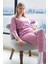 Büyük Beden Kalp ve Yıldız Desenli Pijama Takımı 1