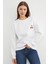 3 Iplik Kiraz Baskılı Oversize Sweatshirt 1