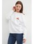 3 Iplik Kiraz Baskılı Oversize Sweatshirt 3