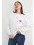 3 Iplik Kiraz Baskılı Oversize Sweatshirt 4