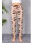 Kadın Beli Lastikli Ayıcık Desenli Pijama Alt Kahverengi - 4535 2