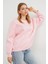 3 Iplik Fiyonk Nakışlı Oversize Sweatshirt 1