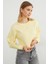 3 Iplik Kalp Aksesuarlı Crop Sweatshirt 3