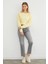 3 Iplik Kalp Aksesuarlı Crop Sweatshirt 5