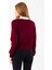 Kadın Polo Yaka Düğme Detaylı Triko Kazak Bordo - 25K 2546 7
