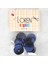 Loren Crafts 8'li Düğme Mavi - 1141 1