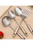 4lü Çelik Kepçe,Süzgeç,Servis Kaşığı,Spatula Mutfak Yemek Hazırlama Servis Seti 2