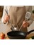 4lü Çelik Kepçe,Süzgeç,Servis Kaşığı,Spatula Mutfak Yemek Hazırlama Servis Seti 3