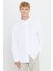 Pamuklu Tailored Slim Fit Dar Kesim Düğmeli Yaka Örme Gömlek 3